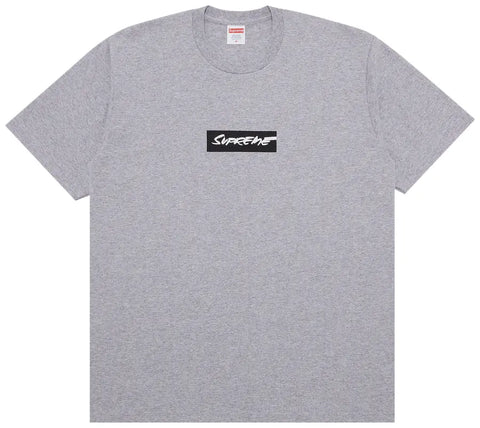 Supreme Futura Box Logo Heather Grey Tee