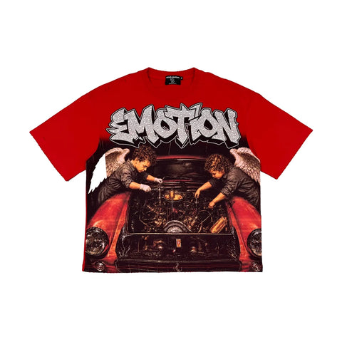 Mixed Emotion Garage Red Tee