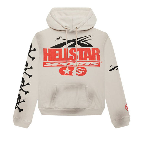 Hellstar If You Don't Like Us Beat Us Cream Hoodie