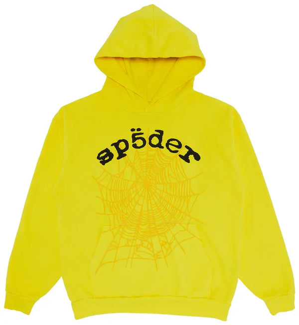 Sp5der Yellow Legacy Hoodie