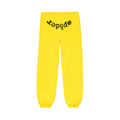 Sp5der Legacy Yellow Sweatpants