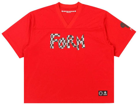 Chrome Hearts Matty Boy Form Mesh Shortsleeve Red Jersey