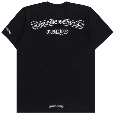 Chrome Hearts Tokyo Scroll Black Tee
