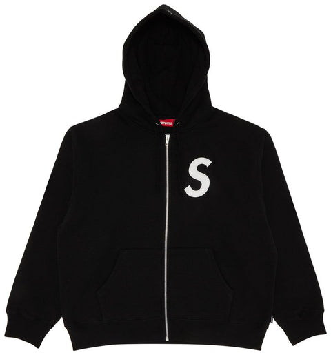 Supreme S Logo Black Zip Up