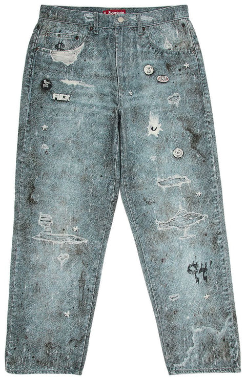 Supreme Trompe L’oeil Loose Fit Jeans