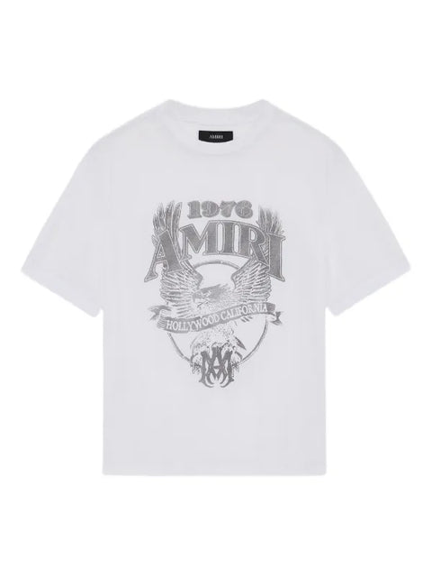 Amiri Eagle White Tee
