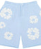 Denim Tears Cotton Wreath Light Blue Sweatshorts