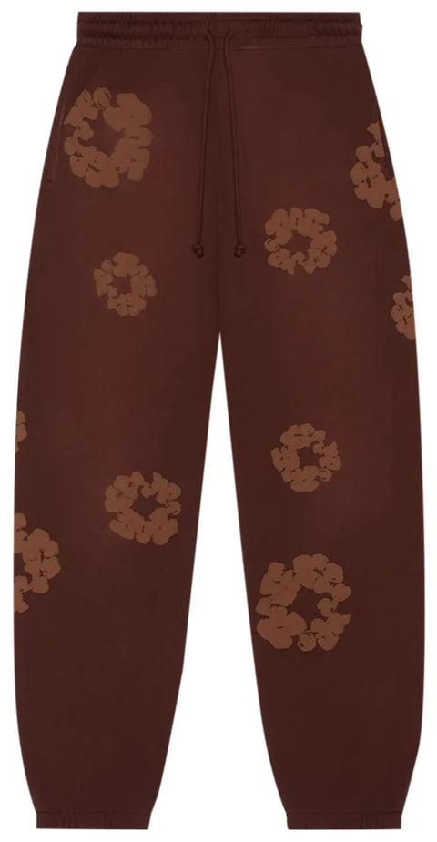 Denim Tears Cotton Wreath Mono Brown Sweatpants