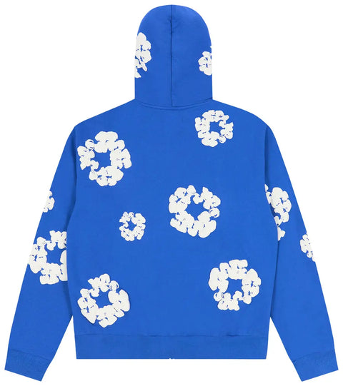 Denim Tears Cotton Wreath Blue Zip Up