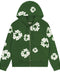 Denim Tears Cotton Wreath Green Zip Up