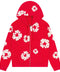 Denim Tears Cotton Wreath Red Zip Up