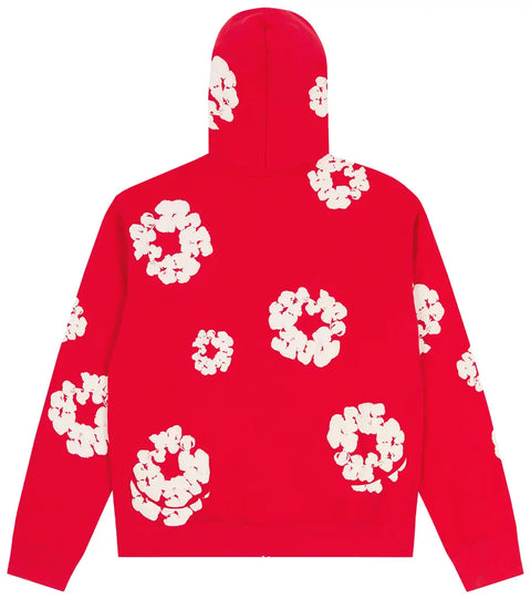 Denim Tears Cotton Wreath Red Zip Up