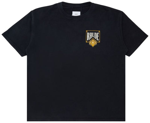 Rhude Playing Card Vintage Black/Yellow Tee