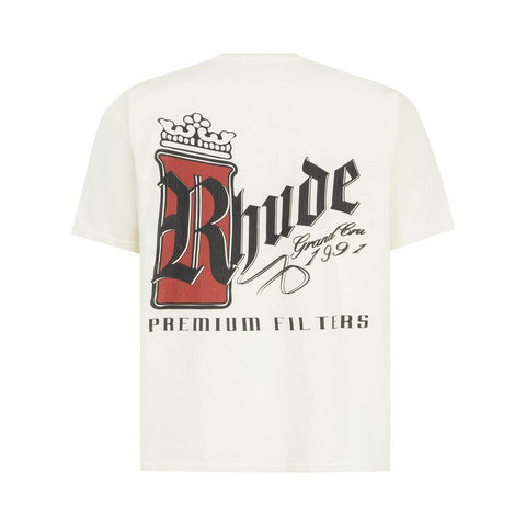 Rhude Fumar 91 Vintage White/Black/Red Tee