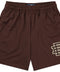Eric Emanuel Brown/Shopping Bag Black Shorts