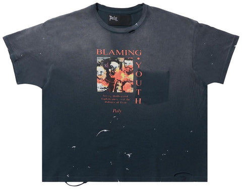 Paly Hollywood Blaming Youth Black Tee