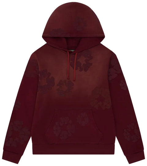 Denim Tears Cotton Wreath Mono Beet Root Hoodie