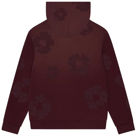 Denim Tears Cotton Wreath Mono Beet Root Hoodie