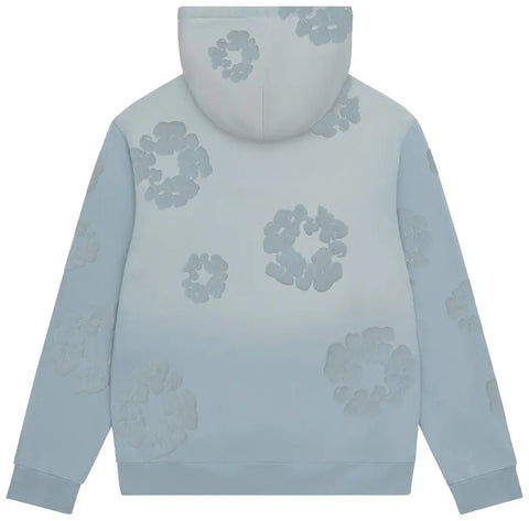 Denim Tears Cotton Wreath Mono Light Blue Hoodie