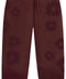 Denim Tears Cotton Wreath Mono Beet Root Sweatpants