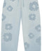 Denim Tears Cotton Wreath Mono Light Blue Sweatpants