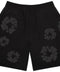 Denim Tears Cotton Wreath Mono Black Sweatshorts