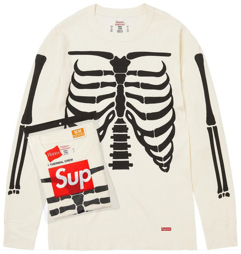 Supreme Hanes Bones Cream Thermal