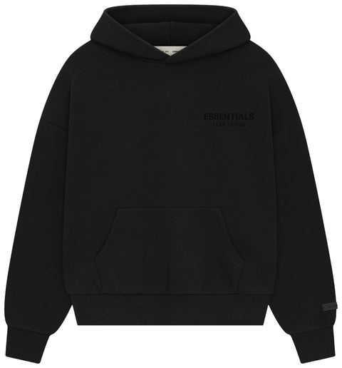 Essentials FW25 Classic Vintage Black Hoodie