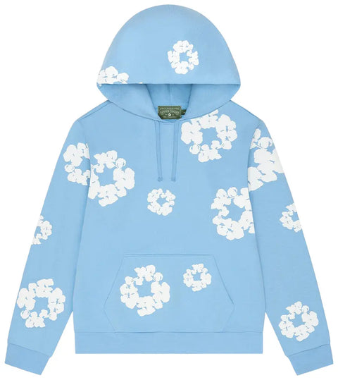 Denim Tears Cotton Wreath Light Blue Hoodie