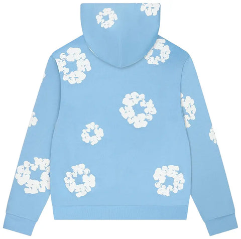 Denim Tears Cotton Wreath Light Blue Hoodie