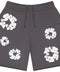 Denim Tears Cotton Wreath Charcoal Sweatshorts