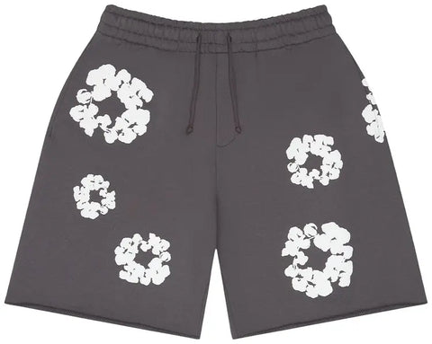 Denim Tears Cotton Wreath Charcoal Sweatshorts