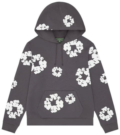 Denim Tears Cotton Wreath Charcoal Hoodie