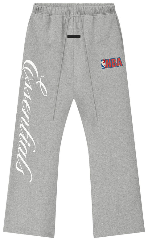 Essentials FW25 NBA Concrete Heather Flare Sweatpants