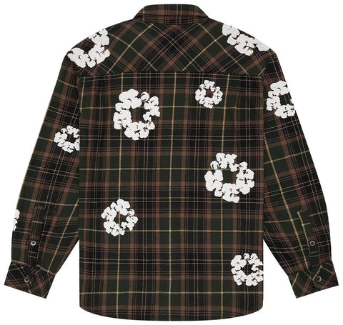 Denim Tears Cotton Wreath Green Plaid Flannel