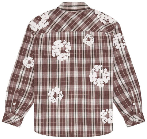 Denim Tears Cotton Wreath Brown Plaid Flannel