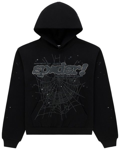 Sp5der Rhinestone P*nk V2 Phantom Hoodie