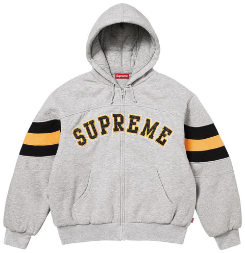 Supreme Filled Heather Grey Zip Up