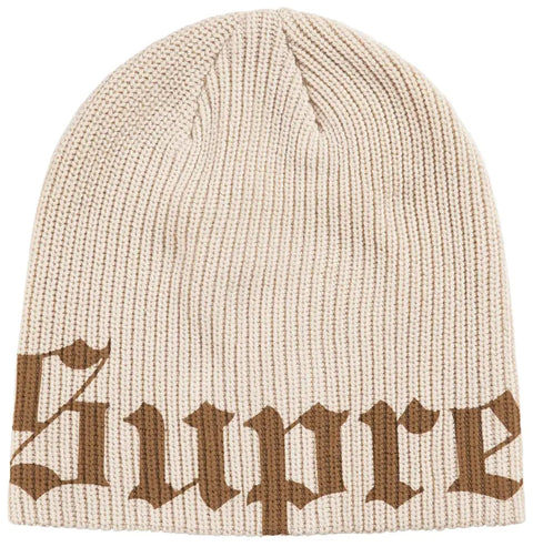 Supreme Old English Printed Stone Beanie