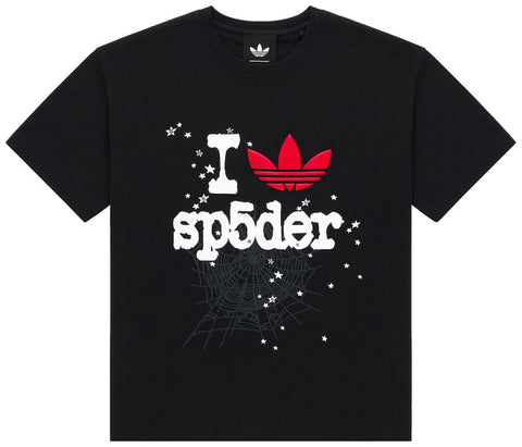 Sp5der x Adidas Souvenir Black Tee