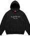 Supreme Classic Logo Black Hoodie