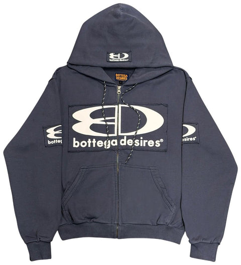 Bottega Desires Slate Blue/White Tech Jacket
