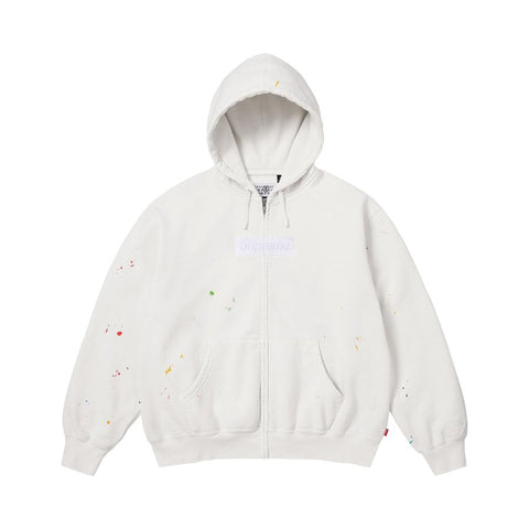 Supreme MM6 Mason Margiela Box Logo White Zip Up