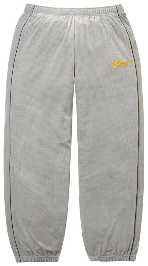 Supreme Velour Mesh Silver Track Pants