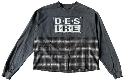Bottega Desires Hybrid Flannel Tee