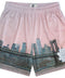 Eric Emanuel Bridge Skyline Rose/Silver Shorts