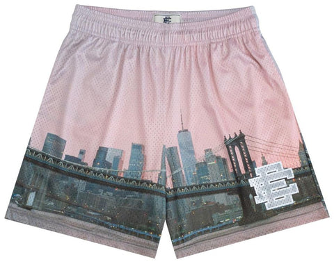 Eric Emanuel Bridge Skyline Rose/Silver Shorts