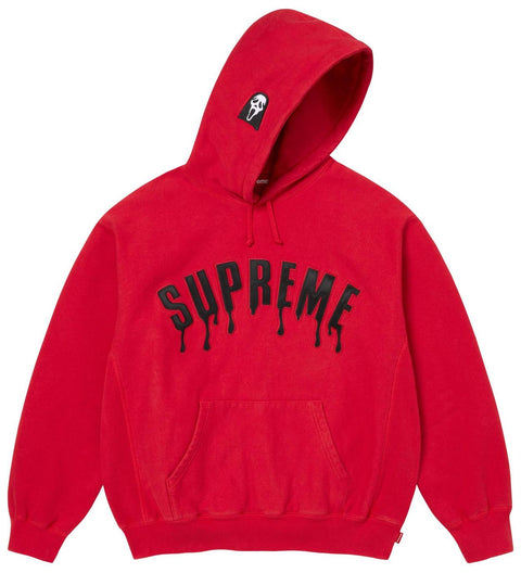 Supreme Ghostface Arc Red Hoodie