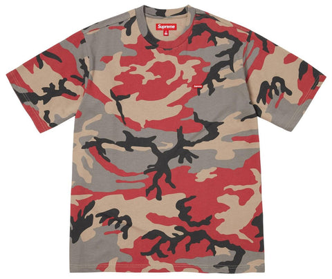 Supreme Small Box Red Camo Tee