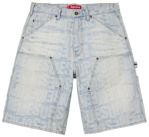 Supreme Repeat Jacquard Double Knee Denim Shorts